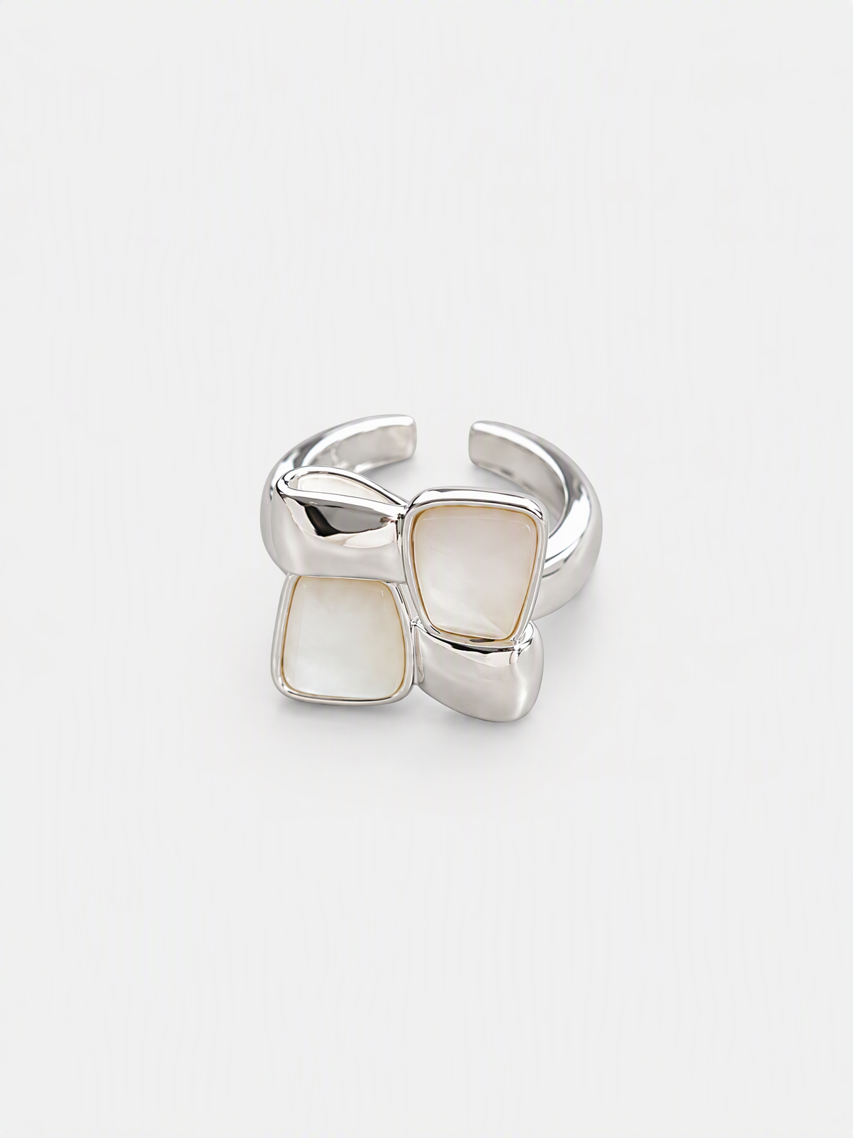 Sculptural Grid Ring
