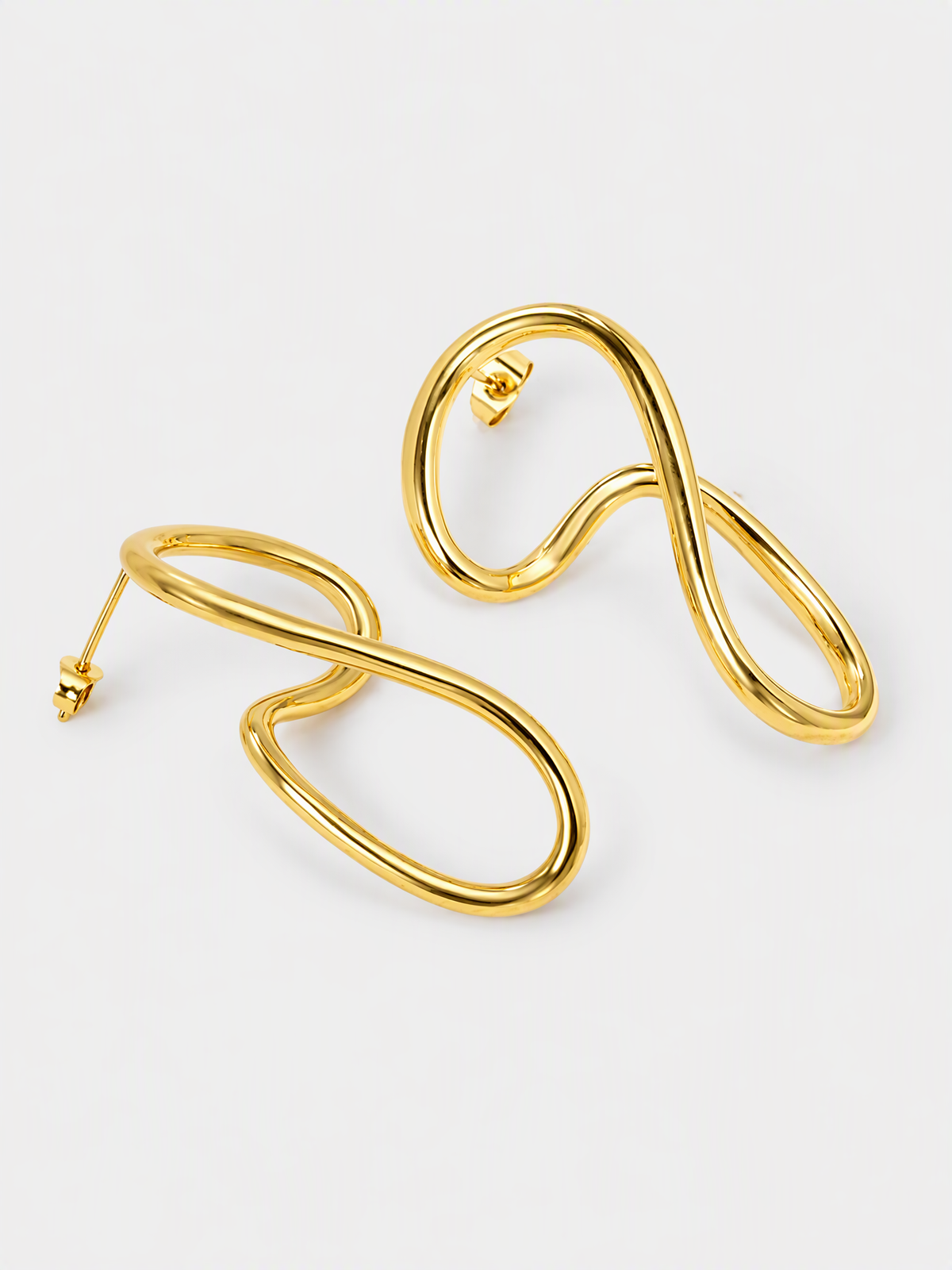 Fluid Infinity Drop Earrings