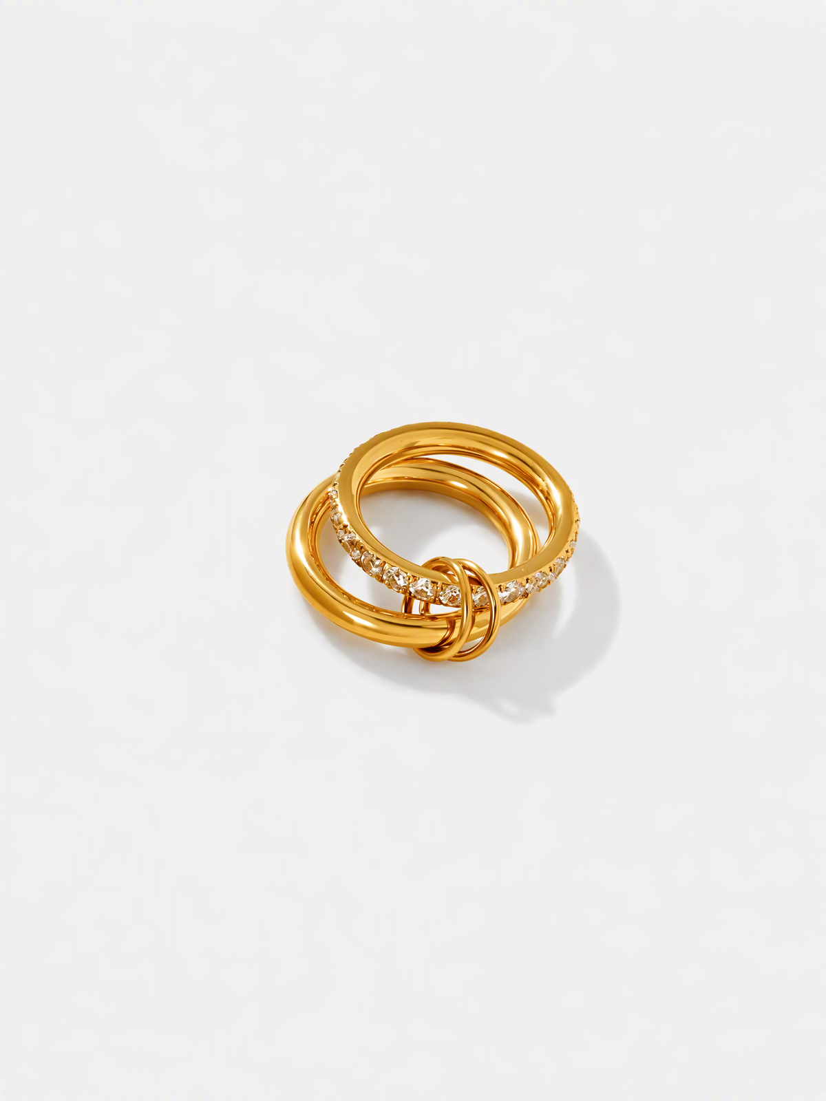 Pavé Love Knot Ring