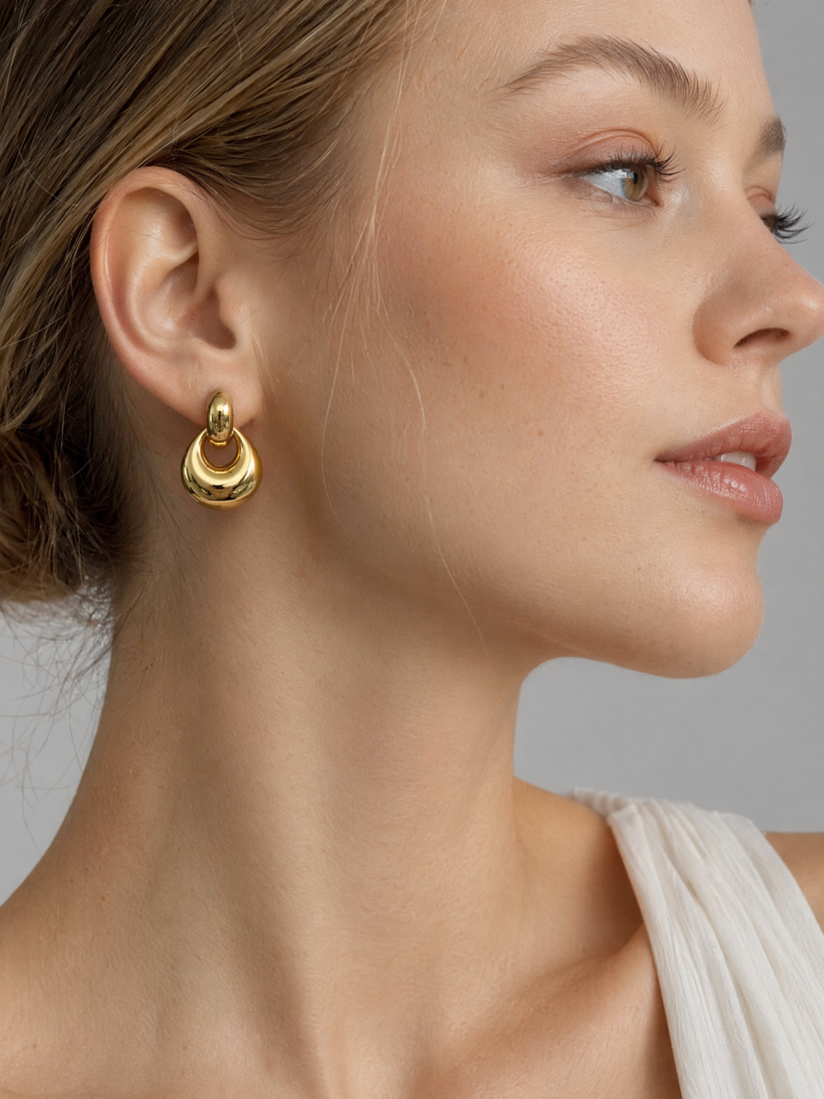 Sculptural Door Knocker Earrings
