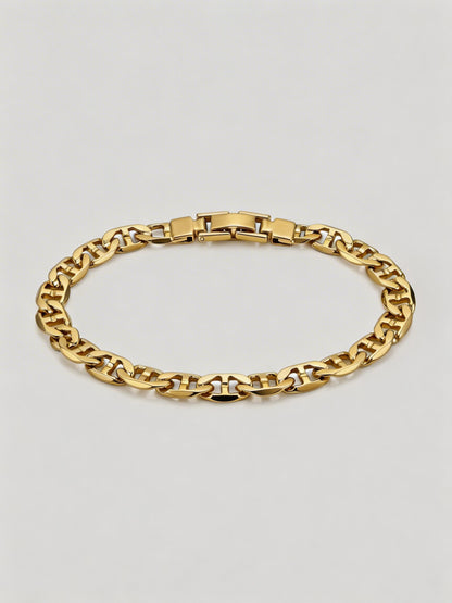 French retro 24K gold high-end bracelet