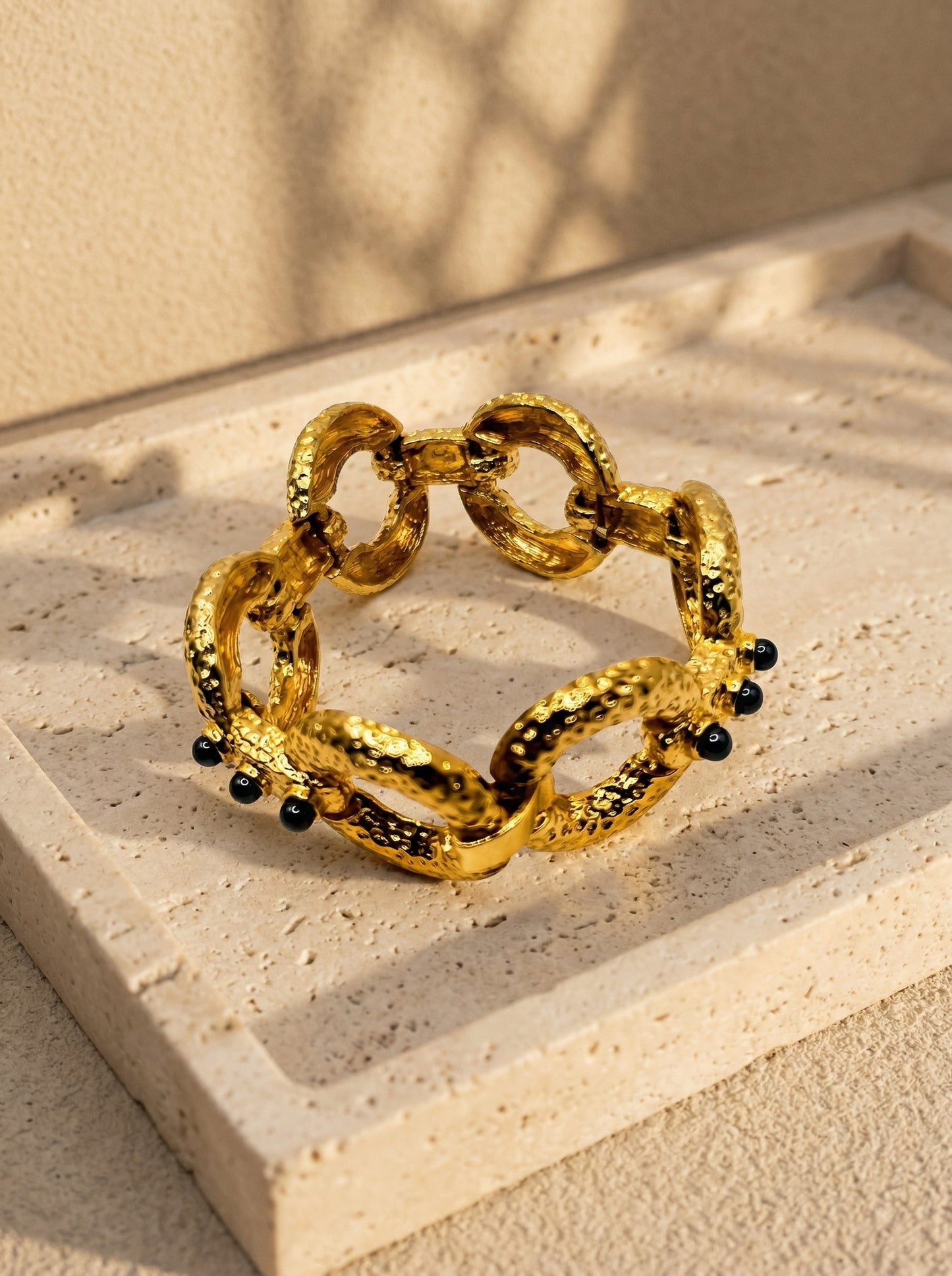 سوار سلسلة معدنية بنسيج مطحون