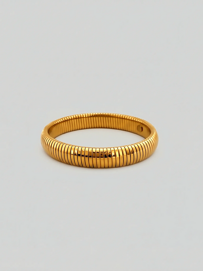 Tube Snake Bone Stretch Bracelet