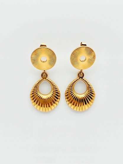 Sunburst Teardrop Earrings