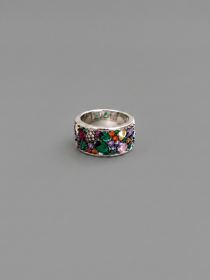 Mosaic Garden Statement Ring