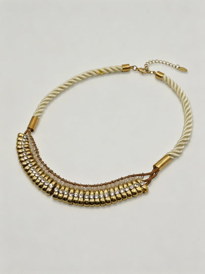 Vintage woven necklace