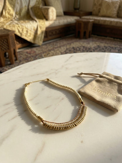 Vintage woven necklace