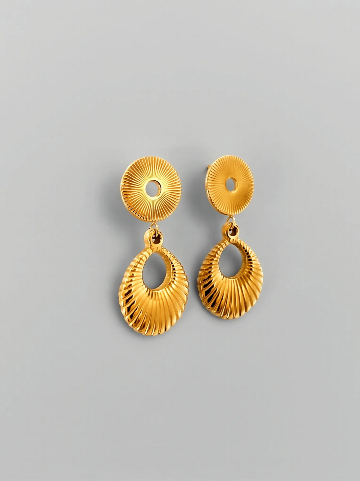 Sunburst Teardrop Earrings
