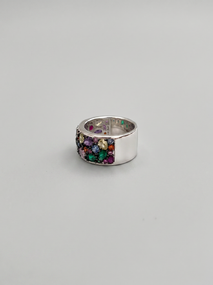 Mosaic Garden Statement Ring