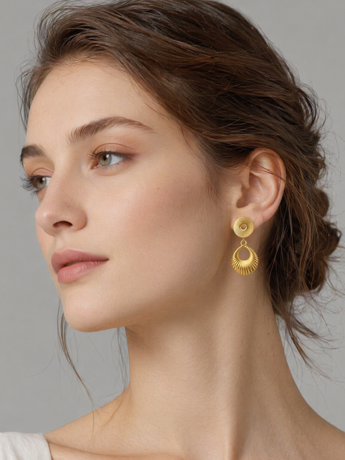 Sunburst Teardrop Earrings