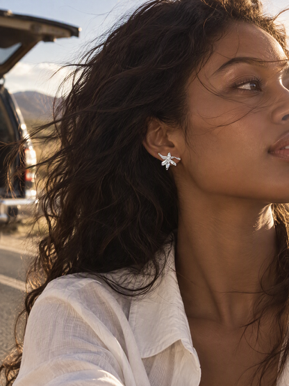 Sculptural Bloom Studs