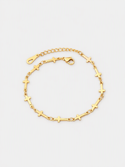 Mini Cross Station Bracelet