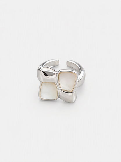 Sculptural Grid Ring