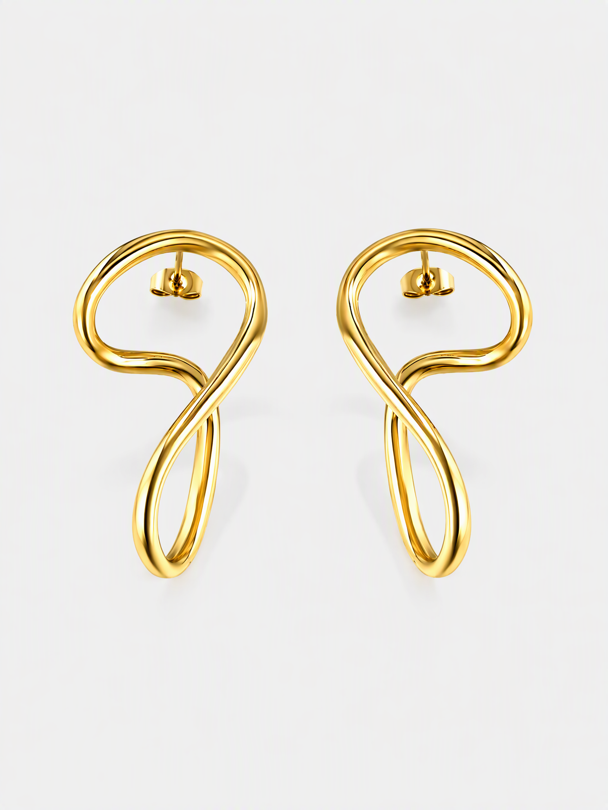 Fluid Infinity Drop Earrings