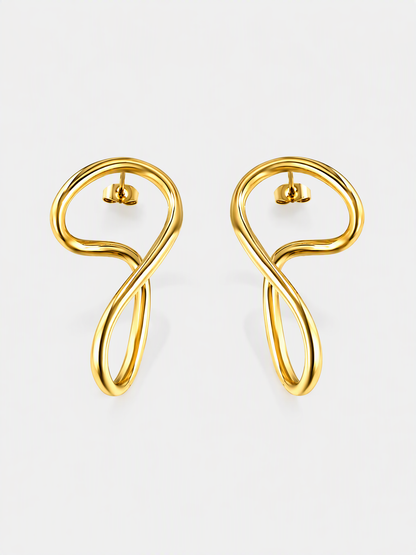 Fluid Infinity Drop Earrings
