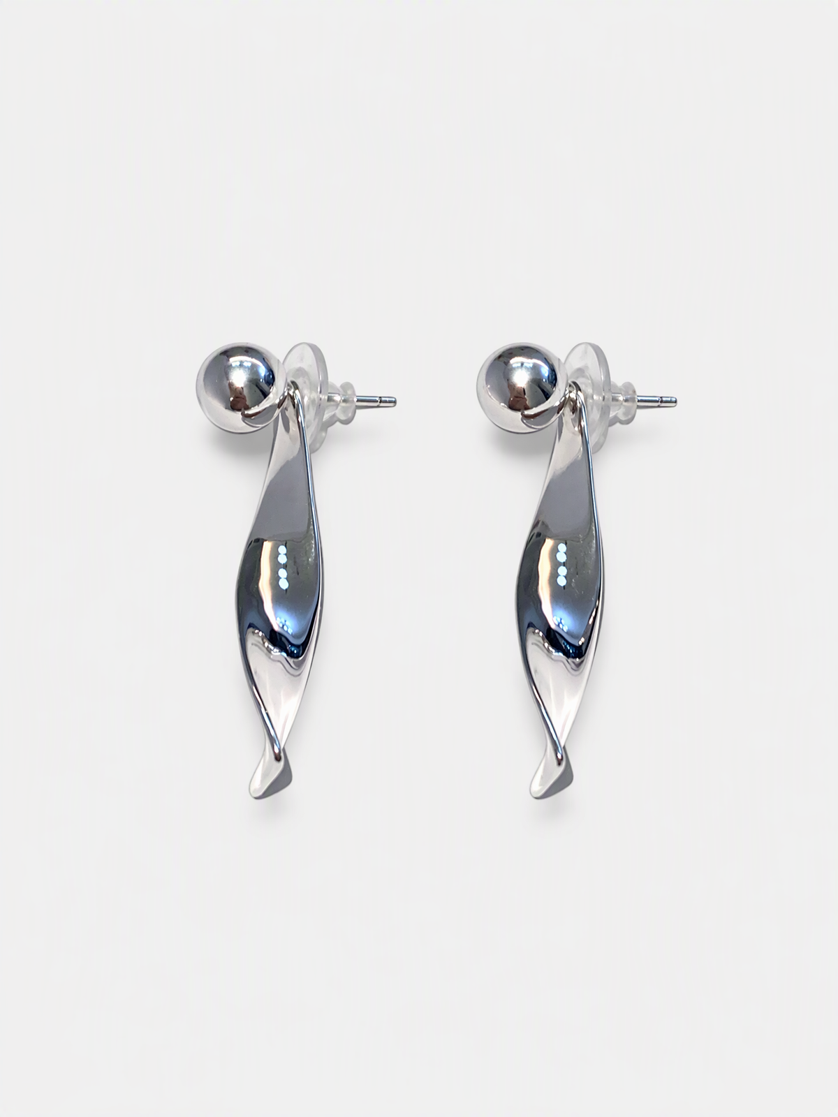 Orb Twist Drop Earrings