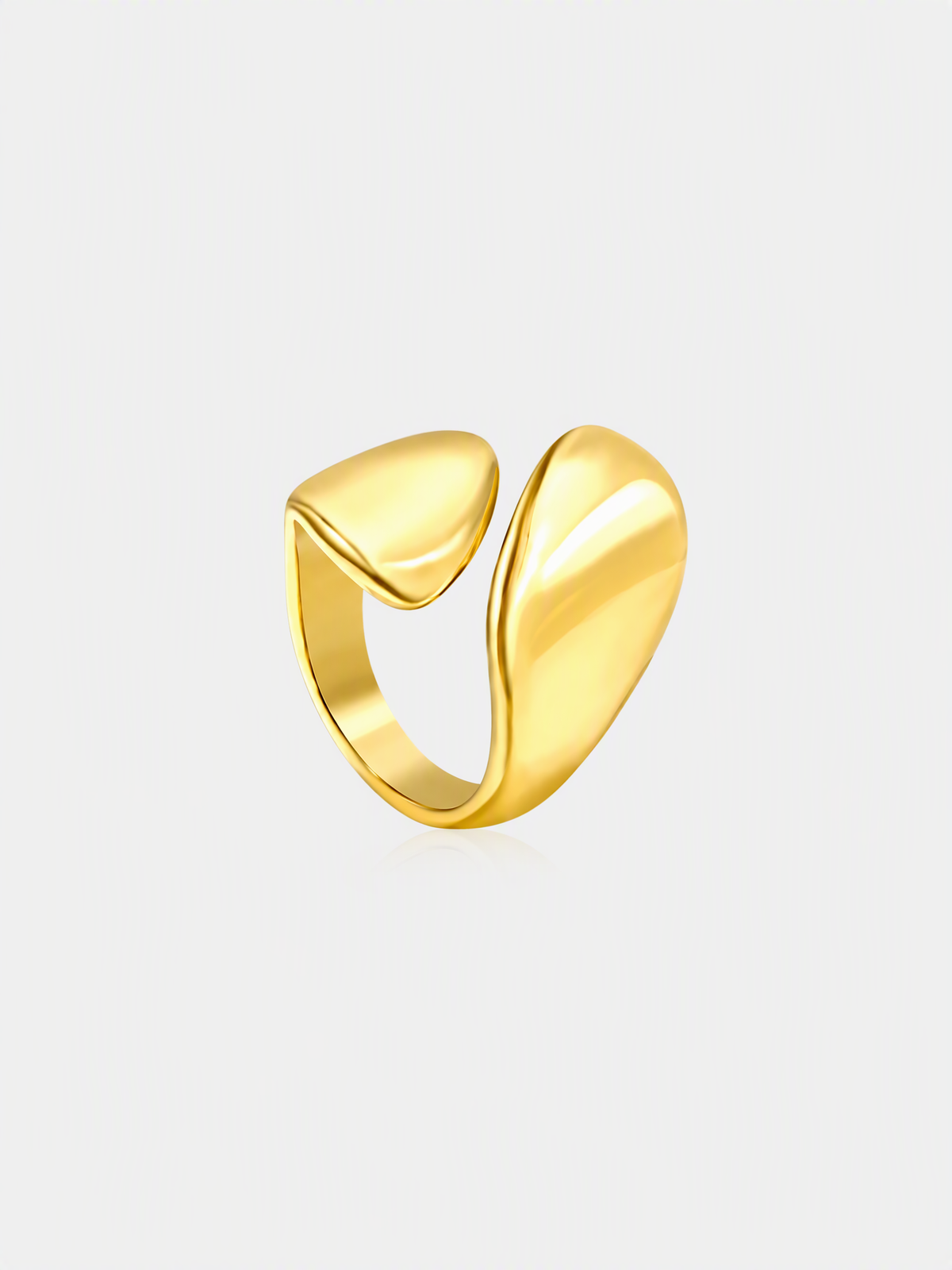 Chunky Pebble Bypass Ring