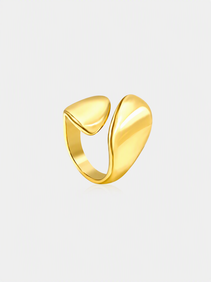Chunky Pebble Bypass Ring
