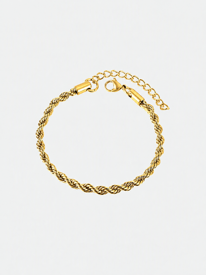 Twisted Rope Chain Bracelet