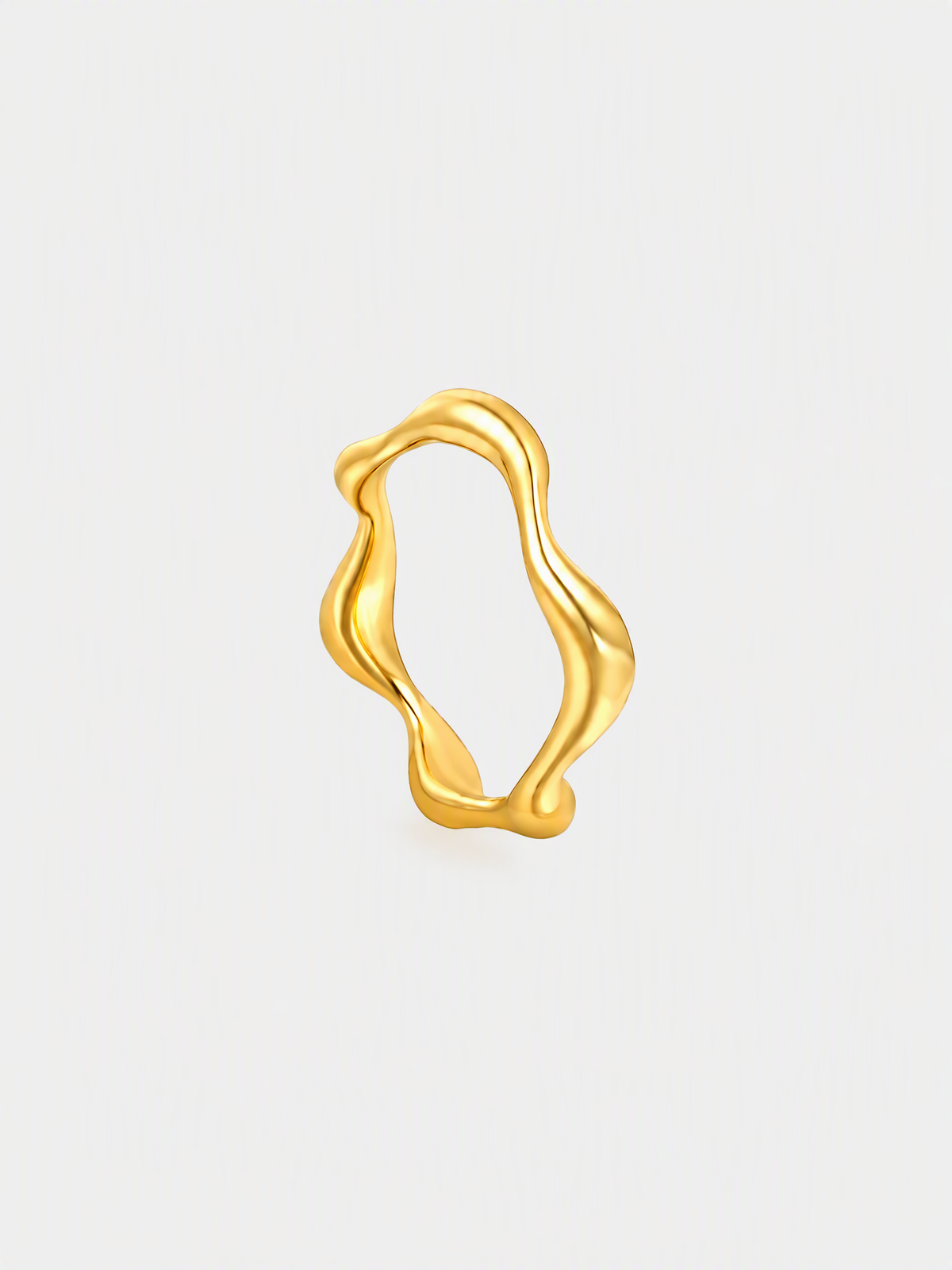 Molten Freeform Ring