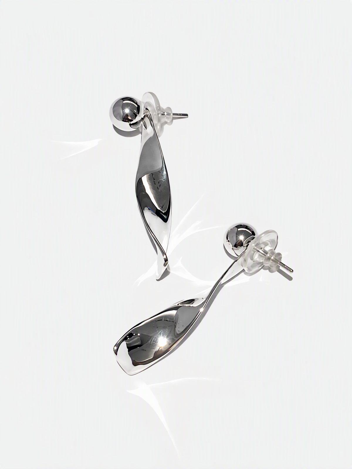 Orb Twist Drop Earrings