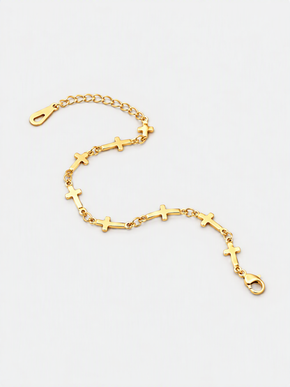 Mini Cross Station Bracelet