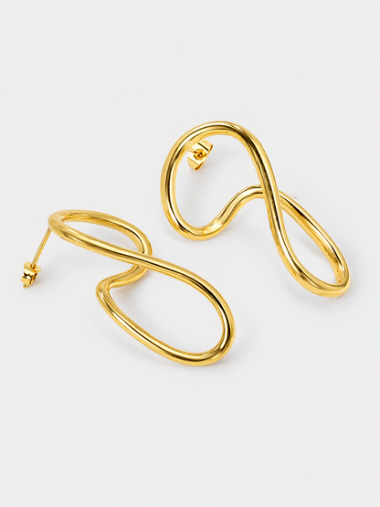 Fluid Infinity Drop Earrings