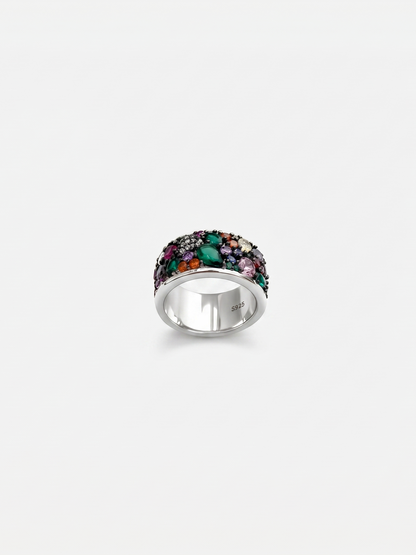 Mosaic Garden Statement Ring