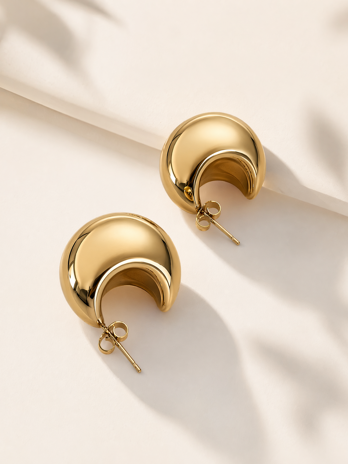 Chunky Dome Stud Earrings