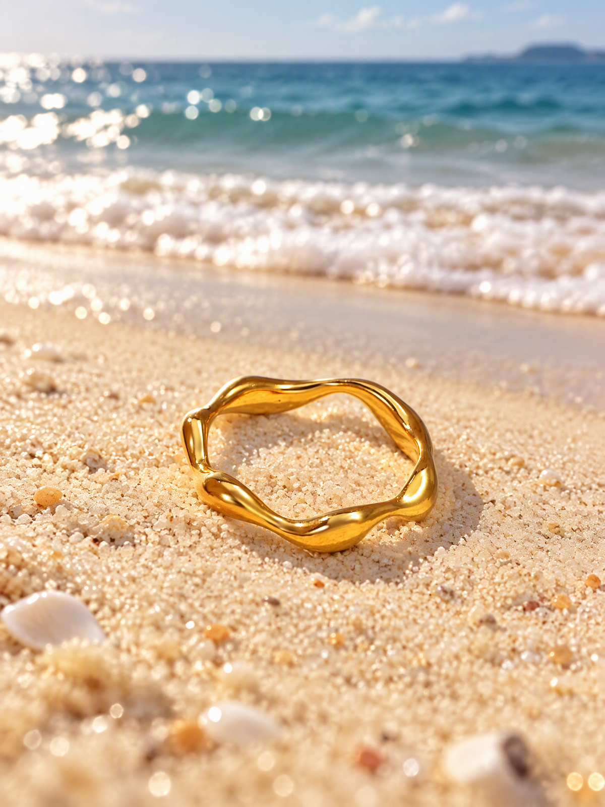 Molten Freeform Ring