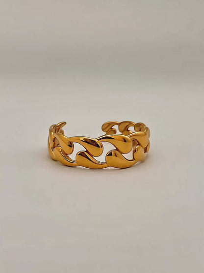 Sculptural Chain Link Cuff